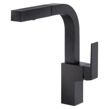 Gerber D404562BS Mid-Town 1.75 GPM Single Handle Pull-Out Kitchen Faucet (Satin Black)