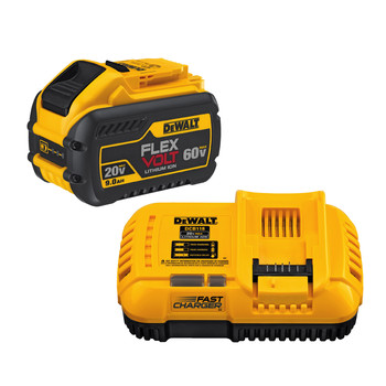 Dewalt DCB118X1 20V/60V MAX 4/8 Amp Fan-Cooled Fast Charger with FlexVolt 9.0 Ah Battery Dewalt DCB118X1 20V/60V MAX 4/8 Amp Fan-Cooled Fast Charger with FlexVolt 9.0 Ah Battery
