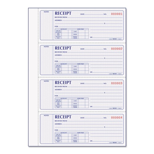 New Arrivals | Rediform 8L816 Receipt Book, 7 X 2 3/4, Carbonless Duplicate, 400 Sets/book image number 0