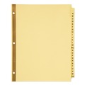 Friends and Family Sale - Save up to $60 off | Avery 11306 Preprinted Laminated Tab Dividers W/gold Reinforced Binding Edge, 25-Tab, Letter image number 0