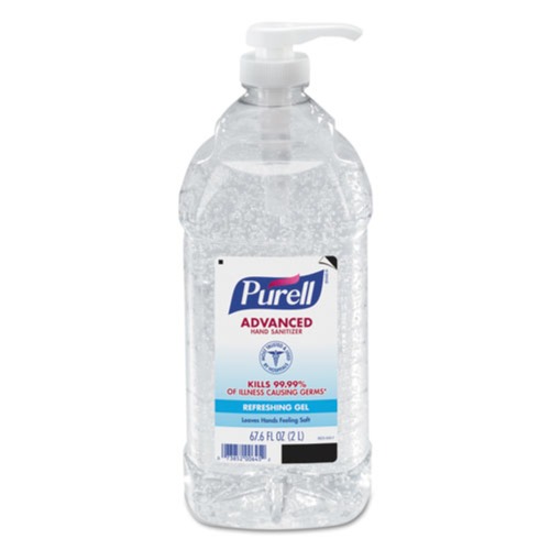 PURELL 9625-04 2 Liter Bottle Advanced Instant Hand Sanitizer (4/Carton) image number 0