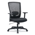 Alera ALENV41M14 Envy Series Mesh High-Back 250 lbs. Capacity Multifunction Chair - Black image number 0