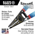 Cable and Wire Cutters | Klein Tools 11057 Klein-Kurve Wire Stripper and Cutter image number 1