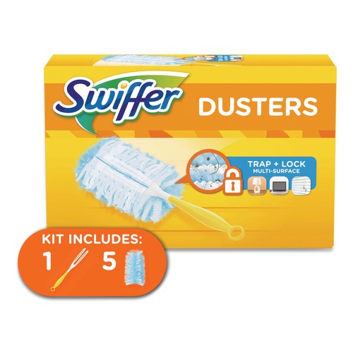 Dusters | Swiffer PGC11804KT Dusters Starter Kit - Blue/Yellow (6-Piece) image number 0