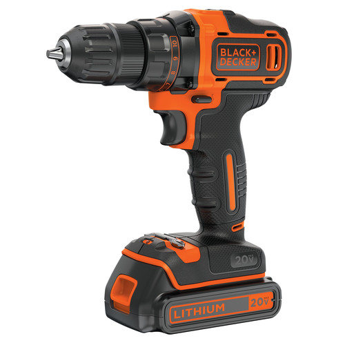 Drill Drivers | Black & Decker BDCDD220C 20V MAX Lithium-Ion 2-Speed 3/8 in. Cordless Drill Driver Kit (1.5 Ah) image number 0