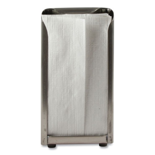 San Jamar H900X Tabletop Napkin Dispenser, Tall Fold, 3 3/4 X 4 X 7 1/2, Capacity: 150, Chrome image number 0