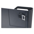 New Arrivals | Universal UNV08162 Recycled Plastic Cubicle Single File Pocket - Black image number 1