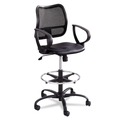 New Arrivals | Safco 3395BV Vue Series Mesh Extended Height Chair, Vinyl Seat, Black image number 1