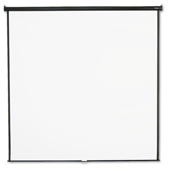 Quartet 696S 96 in. x 96 in. Wall or Ceiling Projection Screen - Matte White/Matte  Black