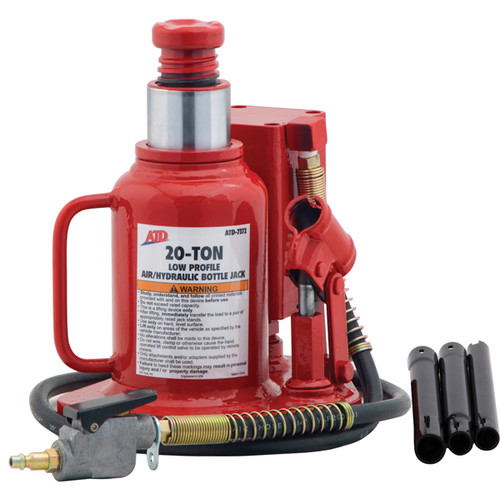 ATD 7422W 20 Ton Low Profile Air/Hydraulic Bottle Jack image number 0