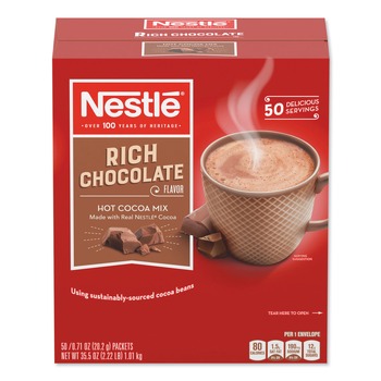 Nestle 12098978 0.71 oz. Rich Chocolate Hot Cocoa Mix (300-Piece)