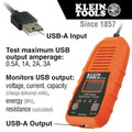 Detection Tools | Klein Tools ET910 USB-A (Type A) USB Digital Meter and Tester image number 1