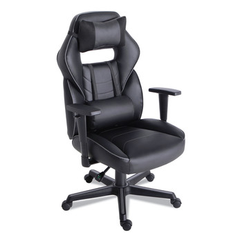 Alera BT51593GY Racing Style Ergonomic Gaming Chair - Black/Gray