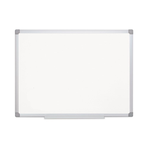 test | MasterVision MA2707790 Earth Series 72 in. x 48 in. Magnetic Steel Whiteboard - White/Aluminum image number 0