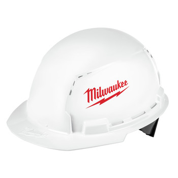 Milwaukee 48-73-1000 Type 1 Class C Front Brim Vented Hard Hat with BOLT Accessories