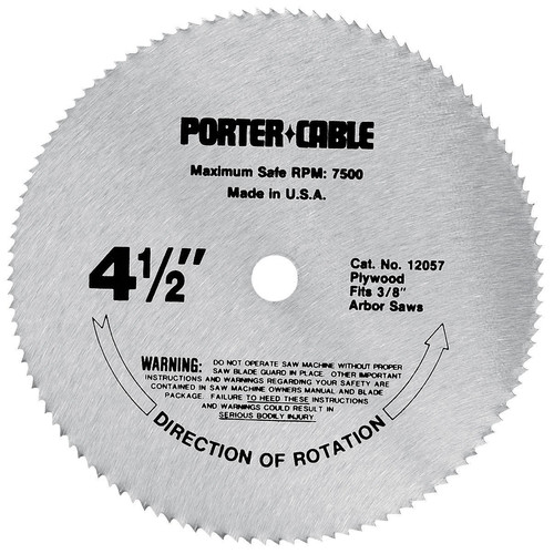 Porter Cable 12057 4 1 2 In 120 Tooth Tcg Plywood Cutting