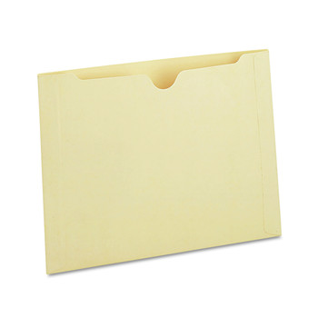Universal UNV73600 Deluxe Reinforced Straight Tab Legal Size File Jackets - Manila (50/Box)