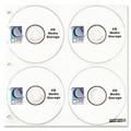 C-Line 61948 Standard, Stores 8 CDs, Deluxe CD Ring Binder Storage Pages (5/Pack) image number 2