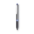Pentel K497C Oh! Gel Pen, Retractable, Medium 0.7 Mm, Blue Ink, Black Barrel, Dozen image number 0