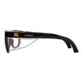 KleenGuard 49301 Maverick Polycarbonate Frame Safety Glasses - Clear/Orange (12-Piece/Carton) image number 1