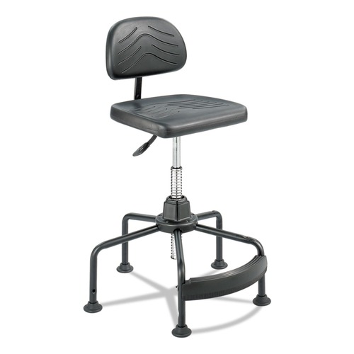 Safco 5117 Task Master 250 lbs. Capacity Economy Industrial Chair - Black image number 0