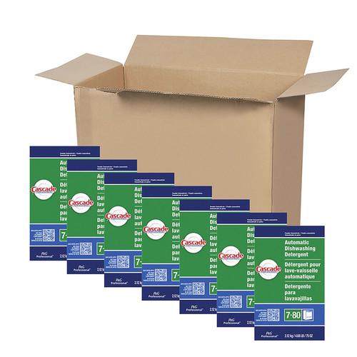 Cleaning & Janitorial Supplies | P&G Pro 59535 75 oz Box Fresh Scent Automatic Dishwasher Powder (7/Carton) image number 0