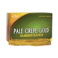 New Arrivals | Alliance 21405 Pale Crepe Gold Rubber Bands, Size 117b, 0.06 in. Gauge, Crepe, 1 Lb Box, (300-Piece/Box) image number 1