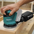 Makita XOB01Z-BL1840DC1 18V LXT Lithium-Ion 5 in. Cordless Random Orbit Sander and Battery with Charger Starter Pack Bundle (4 Ah) image number 14