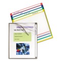 C-Line 62160 Straight Tab Letter Size Write-On Project Folders - Assorted Colors (25/Box) image number 1