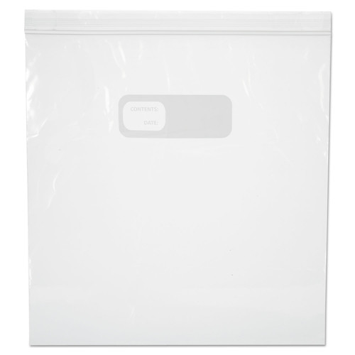  | Boardwalk BWK1GALBAG 1 Gallon, 10.56 in. x 11 in. LDPE Reclosable Food Storage Bags - Clear (250/Box) image number 0