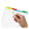 New Arrivals | Avery 11424 8 Color Tabs Print and Apply Index Maker Label Dividers - Clear (25 Sets/Box) image number 3