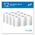 Scott 2068 Essential 1.5 in. Core 8 in. x 400 ft. Universal Hard Roll Paper Towels - White (6 Rolls/Carton) image number 1