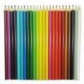 Universal UNV55324 Woodcase 3mm Colored Pencils - Assorted Colors (24-Piece/Pack) image number 1