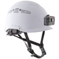 Klein Tools 60150 Vented-Class C Safety Helmet with Rechargeable Headlamp - White image number 2
