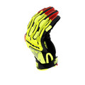 Mechanix Wear SMP-X91-009 Hi-Viz M-Pact D4-360 Gloves - Medium, Fluorescent Yellow image number 4