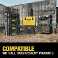 Dewalt DWST08400 21-3/4 in. x 14-3/4 in. x 16-1/4 in. ToughSystem 2.0 Tool Box - X-Large, Black image number 12