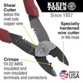 Cable and Wire Cutters | Klein Tools 2005N Forged Steel Wire Crimper/Cutter/Stripper image number 6