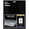Avery 61526 PermaTrack 0.75 in. x 2 in. Durable Asset Tag Labels - White (8 Sheets/Pack, 30/Sheet ) image number 0