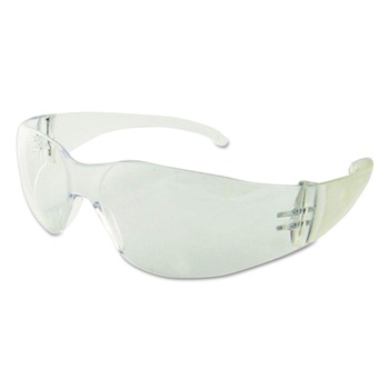 Boardwalk BWK00021 Polycarbonate One Size Safety Glasses - Clear (1-Dozen)