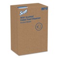 Scott 39712 Mod Scottfold 10.6 in. x 5.48 in. x 18.79 in. Towel Dispenser - Brushed Metallic image number 1