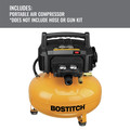 Bostitch BTFP02012 0.8 HP 6 Gallon Oil-Free Pancake Air Compressor image number 1