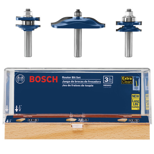 Bosch RBS003 12 in. CarbideTipped Ogee Door and 3Piece