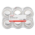 Universal UNV66100 Deluxe 3 in. Core 1.88 in. x 110 yds. General-Purpose Acrylic Box Sealing Tape - Clear (12-Piece/Pack) image number 0