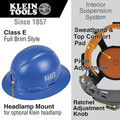 Klein Tools 60249 Full Brim Style Non-Vented Hard Hat - Blue image number 1