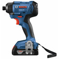 Bosch GXL18V-26B22 18V 2-Tool Combo Kit with 1/2 In. Compact Drill/Driver and 1/4 In. Hex Impact Driver image number 2