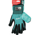 Work Gloves | Makita T-04117 Cut Level 1 FitKnit Nitrile Coated Dipped Gloves - Small/Medium image number 1