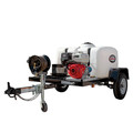 Simpson 95002 Trailer 4200 PSI 4.0 GPM Cold Water Mobile Washing System Powered by HONDA image number 0