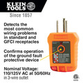 New Arrivals | Klein Tools ET45VP GFCI Outlet and AC/DC Voltage Electrical Test Kit image number 3
