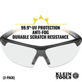 Safety Glasses | Klein Tools 60171 Standard Safety Glasses - Clear Lens (2/Pack) image number 5