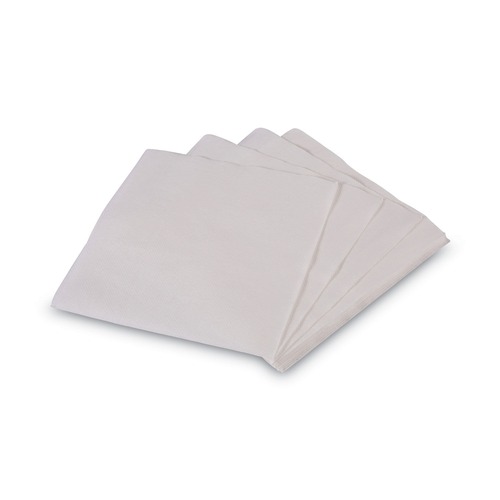 Cleaning & Janitorial Supplies | Boardwalk BWK8310 1-Ply 12 in. x 12 in. 1/4-Fold Lunch Napkins - White (6000-Piece/Carton) image number 0